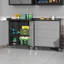 Heavy-Duty Metal Garage Storage Cabinet With Wheels - Sturdy And Durable Tool Storage Cabinet