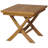 Moseley Rectangular Teak Folding Outdoor Side Table , 20'' in. W 20'' in. D