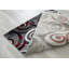 Tapis rouge/gris tissé à la machine Aftan-1236300626