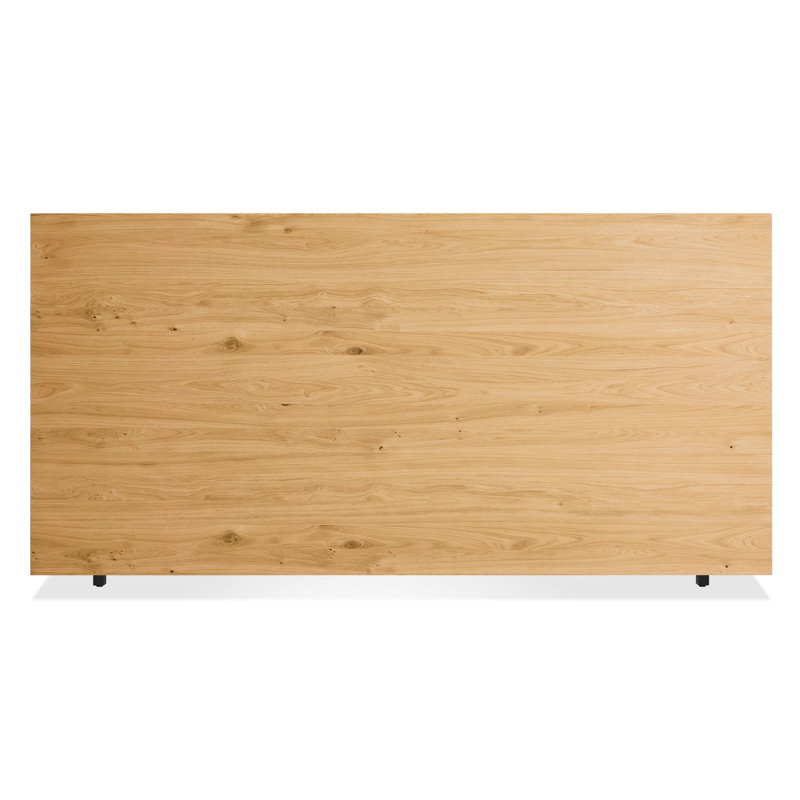 Homecoming Solid Wood Storage Bed, King, White Oak