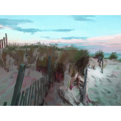 Tejah Dunes Horizon At Dusk II by Charles Swinford - Wrapped Canvas Print