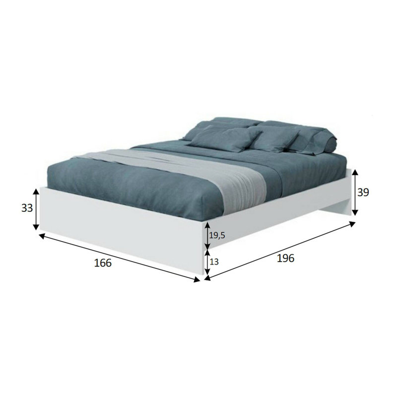 Monny 190x160 Bed