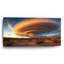 Art mural en verre épique 48 po x 24 po «Lentular Clouds» par r3darch0n