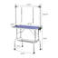 Table de toilettage de table H 65,5 po x l 42 po x P 23,6 po-113041400-100015293