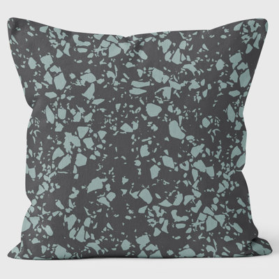 Terrazzo Blue Chiaro - Art Print Cushion