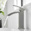 Brushed Nickel Bathroom Faucet,Faucet For Bathroom Sink, Single Hole Bathroom Faucet Modern Single Handle Vanity Basin Faucet-125231663