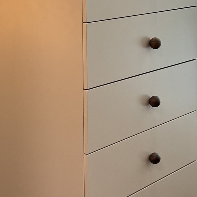 Buffet moderne et pratique, Kaki / Brun