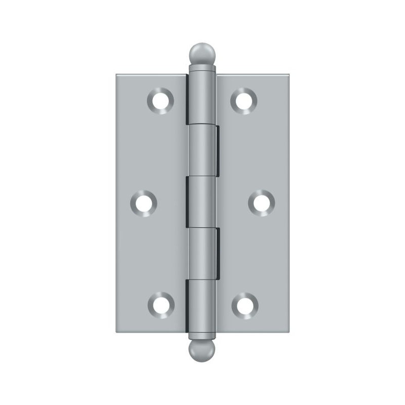 3'' x 2'' Butt Bearing Hinge, Brushed Chrome