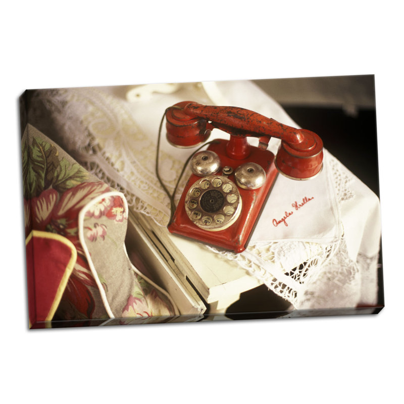 « rétro phone ii », reproduction de photo sur toile tendue