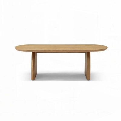 Oval-Shaped Coffee Table