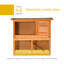 Britton Weather Resistant Rabbit Hutch