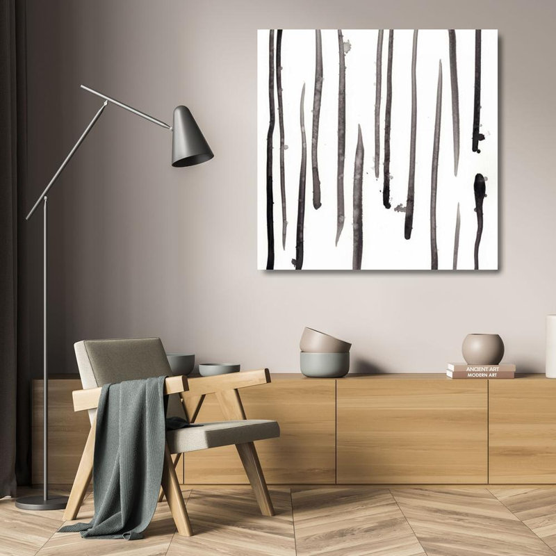 «Latitude Run® Vess, June Erica», reproduction d'art sur toile tendue: Gestes monochromes, H 20 po x l 20 po
