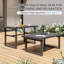 Ensemble de meubles de patio en aluminium avec housse imperméable-1170316515