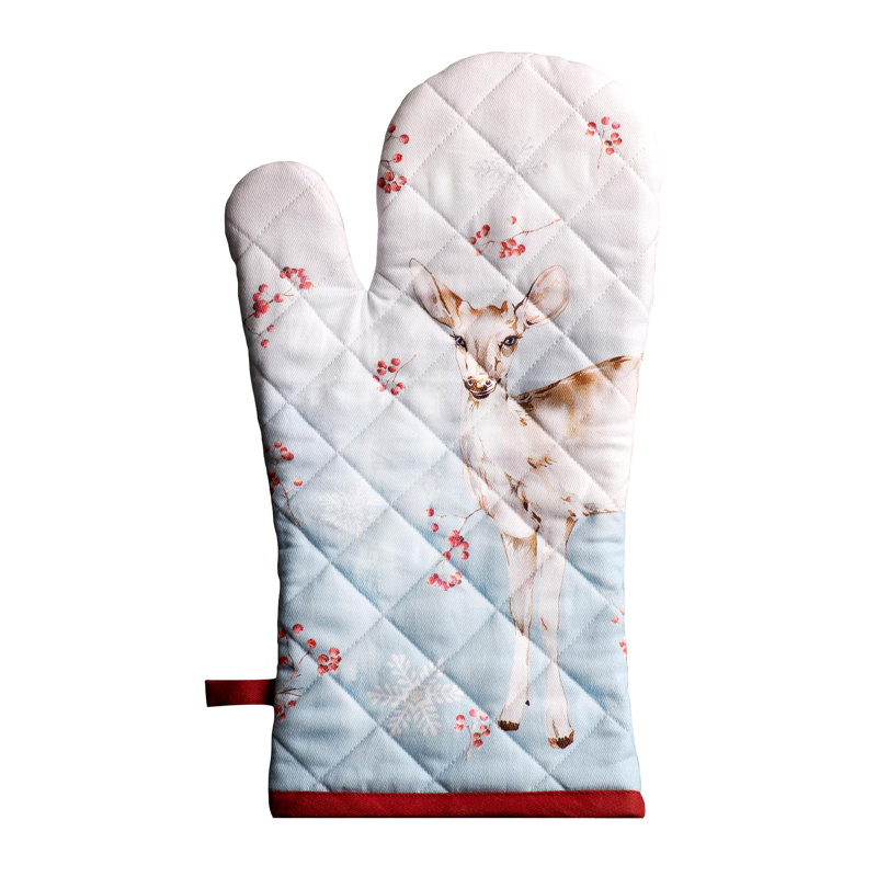 Gants de cuisine 100% coton 7 po x 13 po Maison de Hermine