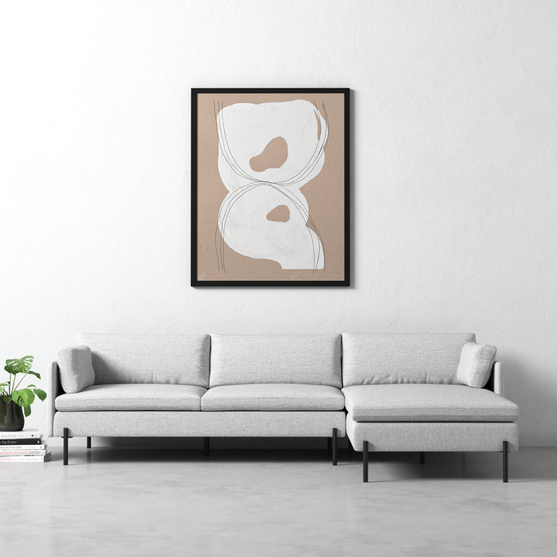 Free Form 1 by Andrea Stokes, Black, 50" H x 40" W x 1.25" D