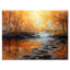Lumière matinale dans la forêt d'automne - Peinture sur toile-59757558-59787003