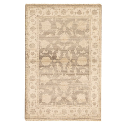 Tapis rectangulaire noué à la main