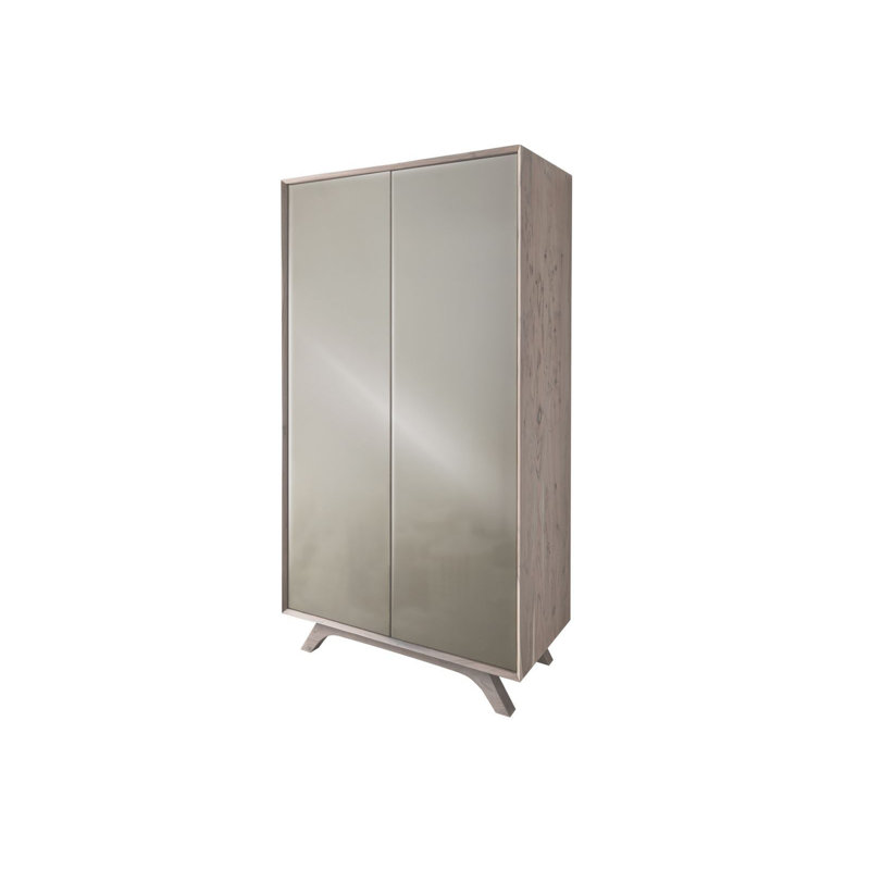Tromso 2 Door Solid Wood Wardrobe