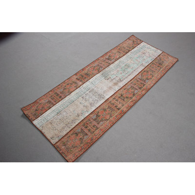 Vintage Turkish Door Mat With Colorful Floral Patterns Perfect For Traditional Home Decor And Unique Styling In Spaces Of All Sizes