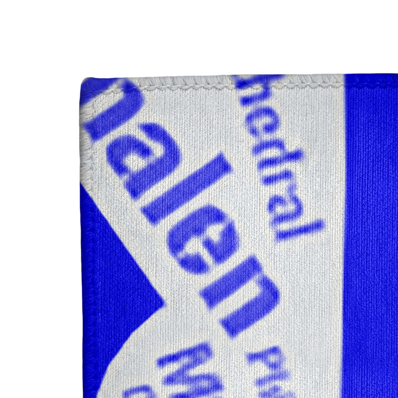 Tapis bleu de à tissage plat rand cites city barhood districts, Rectangle 4 pi x 6 pi
