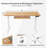 Krisslyn Adjustable Metal Base Standing Desk-2144877410