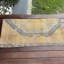Petit tapis luxueux vintage en laine turque brun riche pour les entrées et les petits espaces