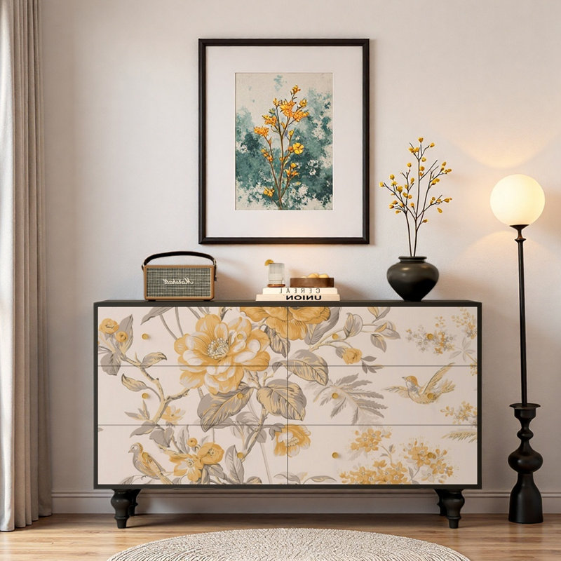 Armoire console en bois massif French French