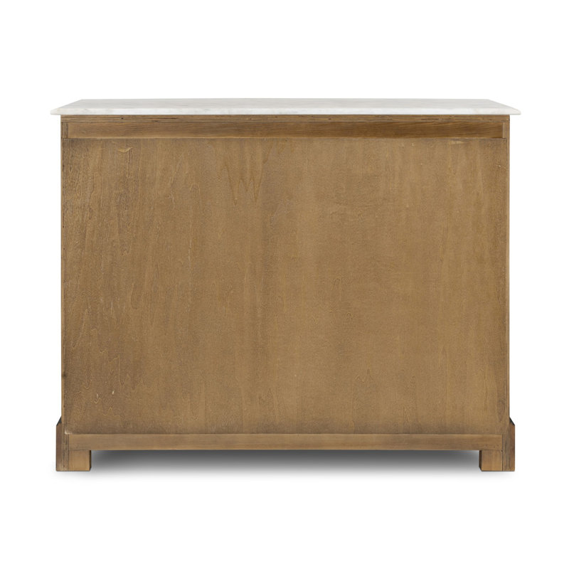 Lena 5 - Drawer Solid Wood Dresser