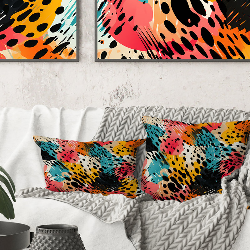 Coussin décoratif en polyester , H 18 po x l 18 po