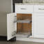 Organisateur de rangement coulissant / coulissant en acier chromé polyvalent Glidez pour utilisation sous l'armoire avec conception à 2 niveaux-620801764-637285908