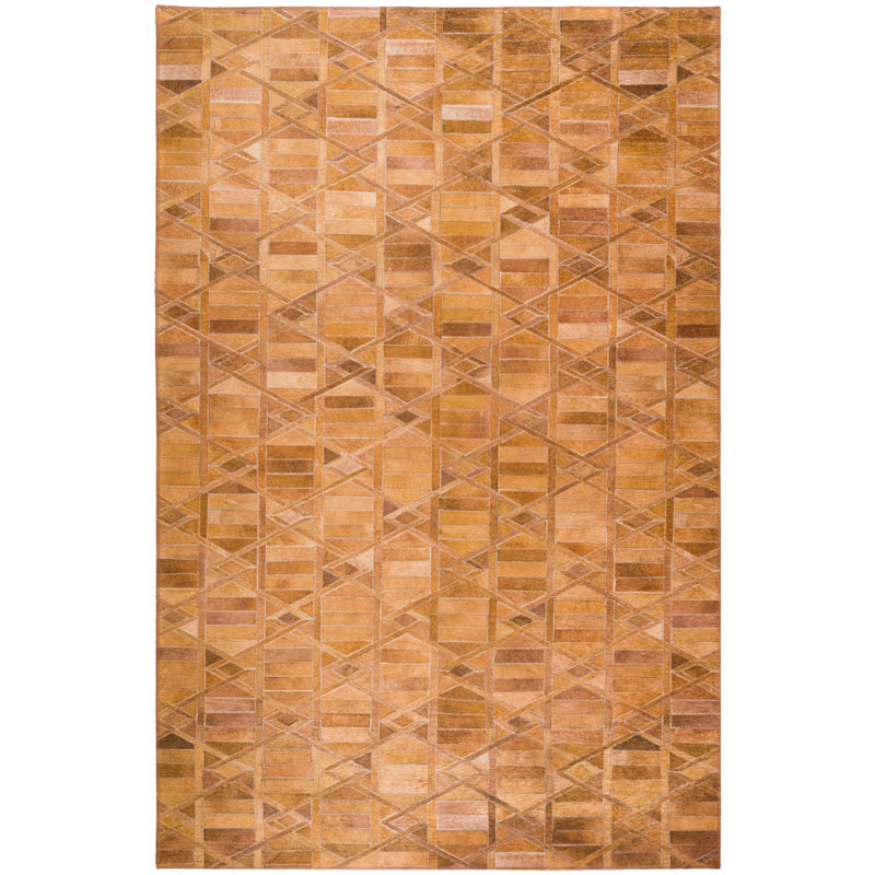Eitelbert Chenille Patchwork Indoor / Outdoor Rug, Rectangle 1'8" x 2'6"