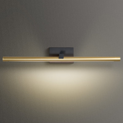24" Modern Brass Led Vanity Light – Wall Mounted Bathroom Mirror Light Fixtur