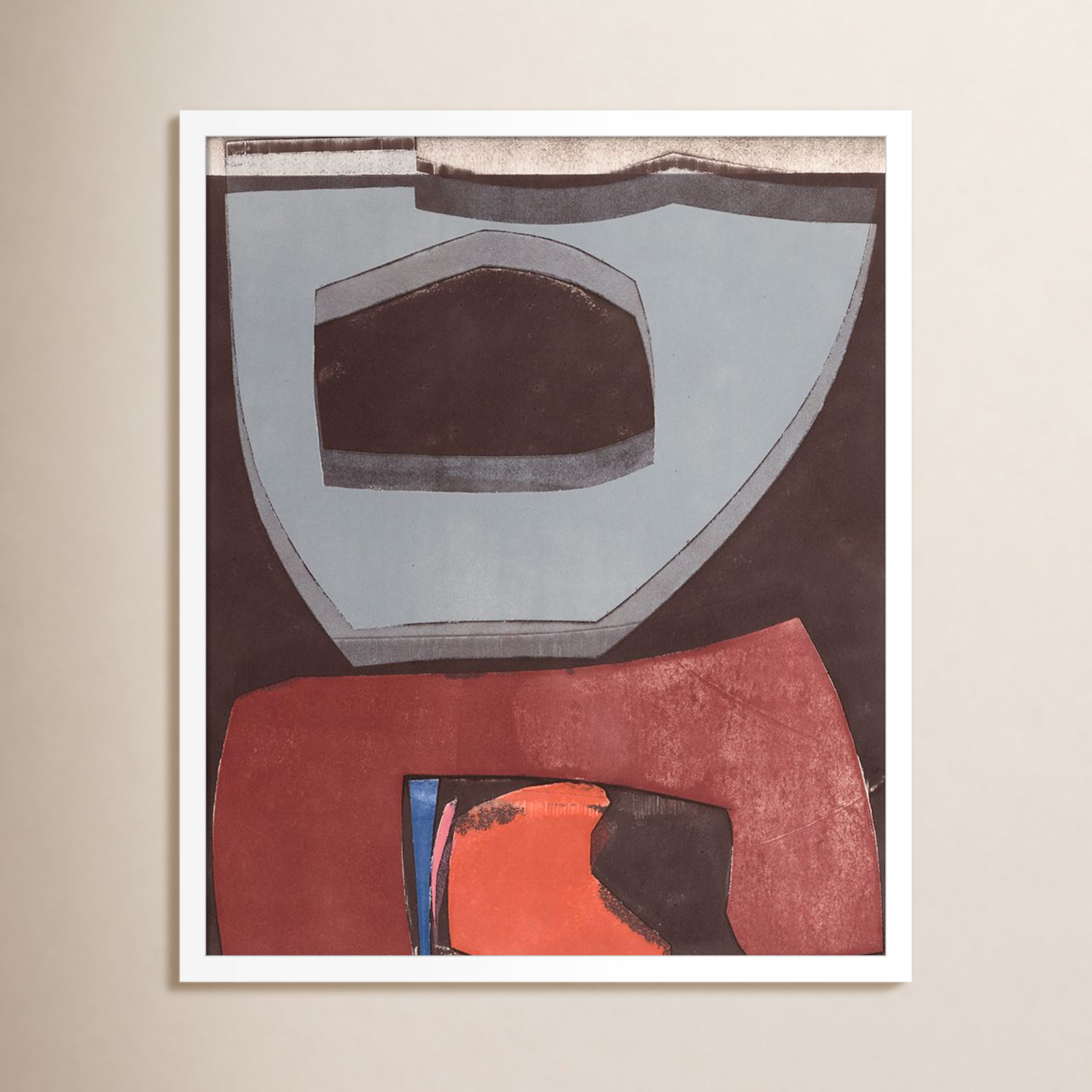 Solano "Istanbul 12" Print by Rob Delamater, 25" H x 21" W, White