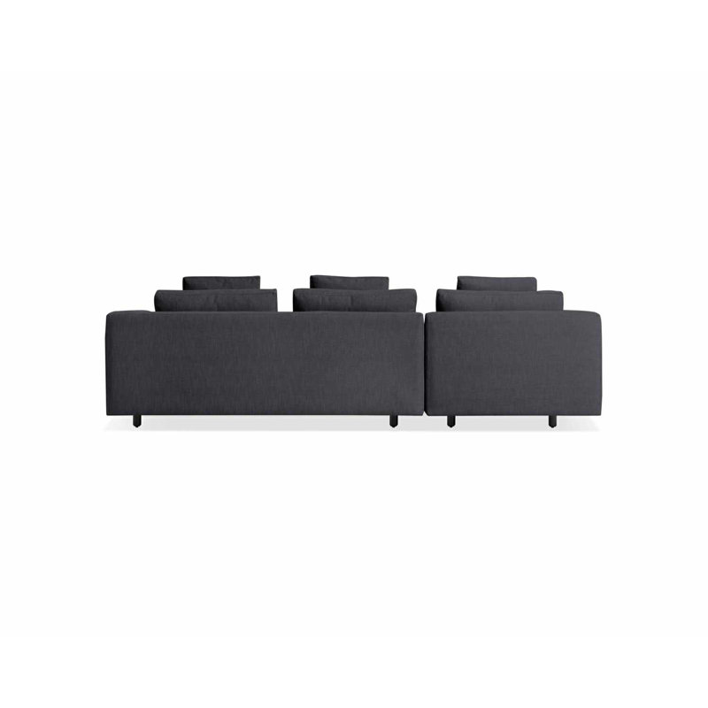 Hands Down Chaise Sectional, Left Hand Facing, Tofte Navy/Color Mix 1 Polyester Blend