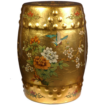 Asian Opulence Garden Stool