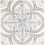 Carrelage en porcelaine gris mat / bleu Valencia Daiza 8 "x 8" Valencia