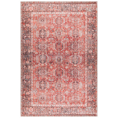 Vintage Heriz 614 Performance Machine Washable Oriental Rug