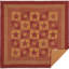 Courtepointe réversible en coton Ninepatch Star-496050462