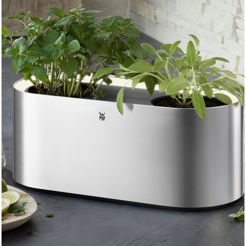 Ambient Metal Self-Watering Planter Pot