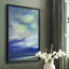 «Island Dusk», reproduction encadrée - bois massif-2119219918-2119219958