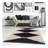 Black & Ivory Modern Area Rug