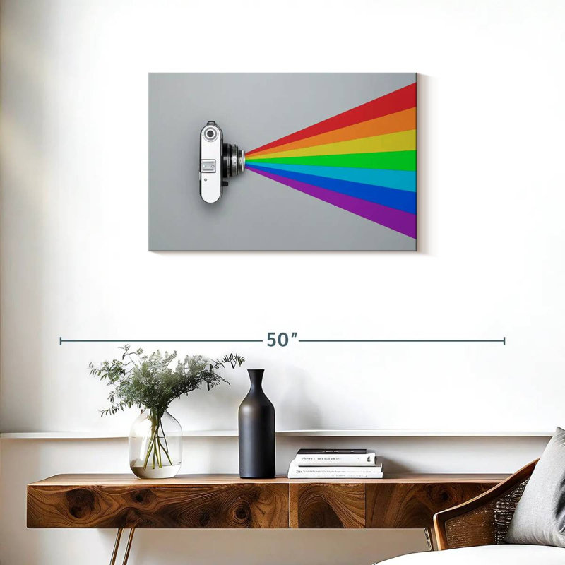 Flash appareil photo Senne Rainbow, H 20 po x l 30 po