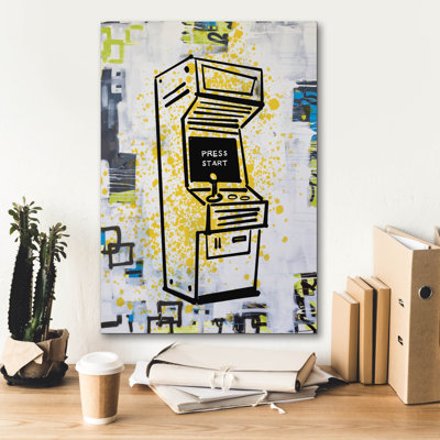 'Arcade 1 Color' by Kent Youngstrom Canvas Wall Art