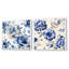 Nottingham - Ensemble de 2 collages carrés floraux-101854580-101854584