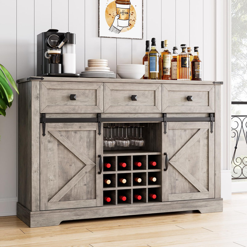 Claudia 54'' Mini Bar, Gray