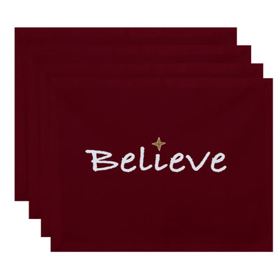 Ensemble de napperons 4 pièces Annica Believe