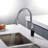 SUMERAIN Pull Down Kitchen Faucet Lead-free Stainless Steel Single Handle Kitchen Sink Faucet-114147331