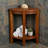 Bardh Solid Wood Accent Stool