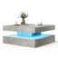 Table basse carrée avec DEL et rangement pour salon-103535082