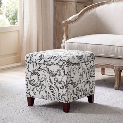 Samir Square Tufted Storage Ottoman